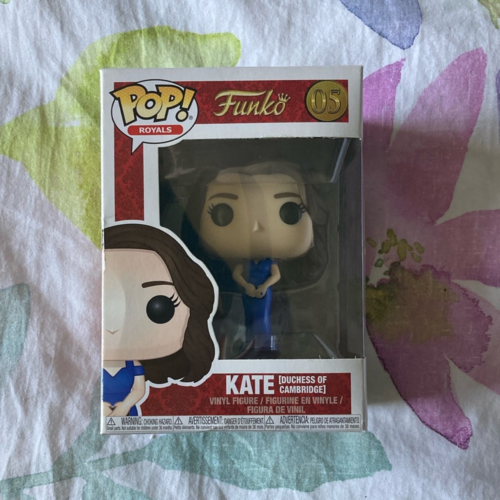Funko Pop! Royals Kate (Duchess of Cambridge) in Blue Dress Figure